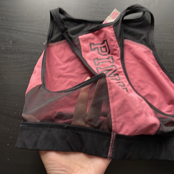 Pink Unlined Sports Bra - Picture 3 of 4
